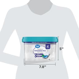 Great Value Premium Dishwasher Pacs, Fresh Scent, 87 Count - Thumbnail 12