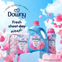 Downy Liquid Fabric Softener, April Fresh, 100 fl oz, 136 Loads - Thumbnail 8