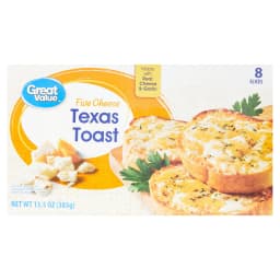 Great Value Five Cheese Texas Toast, 13.5 oz, 8 Count (Frozen) - Thumbnail 1