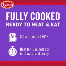 Tyson Any'tizers Honey BBQ Boneless Chicken Bites, 24 oz (Frozen, Fully Cooked) - Thumbnail 6