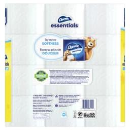 Charmin Essentials Soft Toilet Paper 12 Mega Rolls, 330 Sheets Per Roll - Thumbnail 2