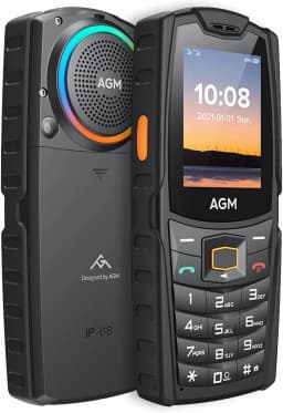 AGM M6 Rugged Feature Cell Phone, 2500 mAh,48MB 128MB,2.4" inch - Thumbnail 1
