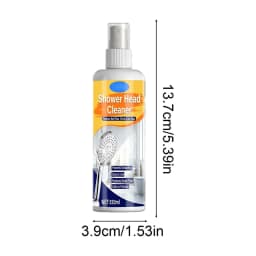 Yyuenw 120ml Multi Purpose Shower Head Cleaner Limescale Remover 8in1 Bathroom Spray Soap Scum Dissolver Clogged Nozzle Restorer - Thumbnail 3