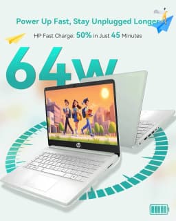 HP Everyday Laptop Computer for Student & Business • Intel Quad-Core CPU • 8G RAM • 128GB UFS+256GB SD Card • 1-Year - Thumbnail 7