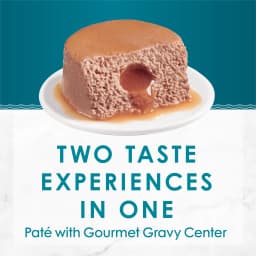 Purina Fancy Feast Savory Centers Pate Adult Wet Cat Food with Tuna and a Gravy Center, 3 oz Can - Thumbnail 4
