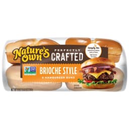 Nature's Own Perfectly Crafted Brioche Style Hamburger Buns, Non-GMO Hamburger Buns, 8 Count - Thumbnail 15
