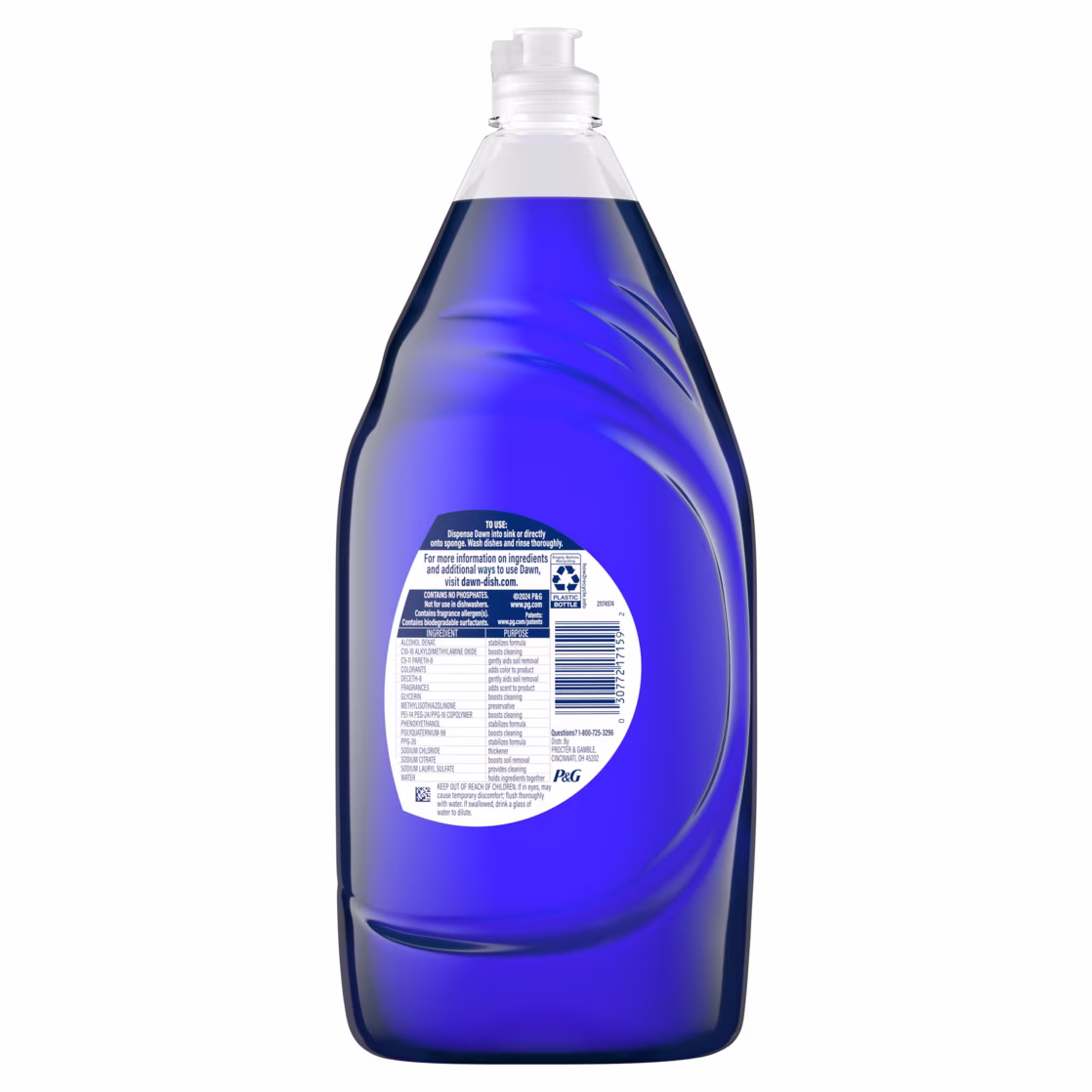 Dawn Platinum Plus PowerSuds Liquid Dish Soap, 38 oz. Bottle - Thumbnail 11