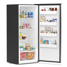 Upright Convertible Refrigerator Freezer 21 cu. ft. Silver - Thumbnail 3