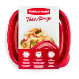 Rubbermaid TakeAlongs Deep Square Food Storage Container (Set of 4) - Thumbnail 2