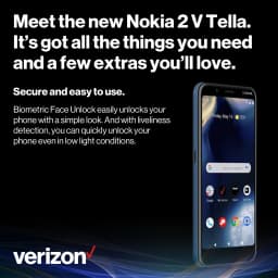 Verizon Nokia 2V Tella Prepaid Cell Phones - Thumbnail 8