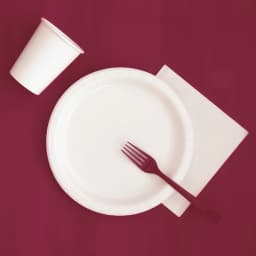 Plastic Disposable Forks, Burgundy, 24 Pieces, by Way To Celebrate - Thumbnail 2
