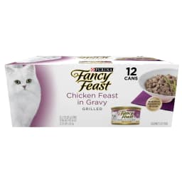 Purina Fancy Feast Chicken Feast in Gravy Grilled Wet Cat Food, 3 oz Cans (12 Pack) - Thumbnail 1