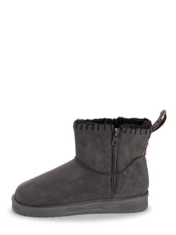 MUK LUKS Women's Truvie Faux Suede Cozy Ankle Bootie (Wide Width Available) - Thumbnail 8