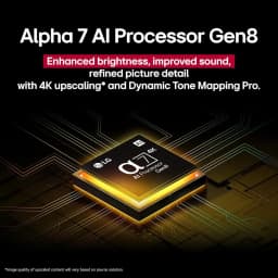 LG 65 Inch UA77 Series LED AI 4K UHD Smart webOS TV (2025) - Thumbnail 9