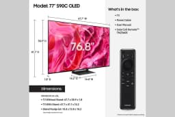 SAMSUNG 77" Class S90C OLED 4K Smart TV QN77S90CAFXZA 2023 - Thumbnail 10