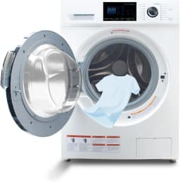 Smad Washer and Dryer Combo 24" 2.7 Cu ft 26 lbs Ventless LED Display 16 Wash Cycles - Thumbnail 1