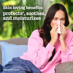 Kleenex Lotion with Coconut Oil 3-Ply Flat Box Facial Tissues, 1 Pack (120 Total Tissues) - Thumbnail 3