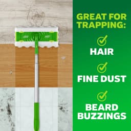 Swiffer Hair Magnet Deluxe Starter Kit, 1 pole, 6 Dry & 2 Wet Cloths - Thumbnail 3