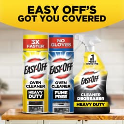 Easy-Off Heavy Duty Oven Cleaner Foam, Removes Grease & Burned-On Food, For Ovens, Grill Grates & More 14.5oz - Thumbnail 3