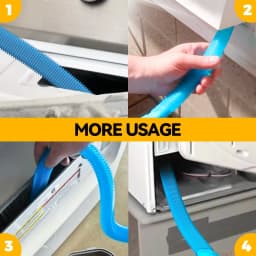 propuri Dryer Vent Cleaner Kit Dryer Lint Vacuum Attachment Brush, Lint Remover, Dryer Vent Vacuum Hose Replacement Parts, Blue - Thumbnail 5