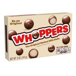 Whoppers Malted Milk Balls Candy, Movie Theater Box Candy, 5 oz - Thumbnail 2