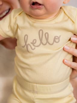 Gerber Baby Boy or Girl Neutral Short Sleeve Cotton Onesies, 2-Pack, Sizes Newborn - 12 Months - Thumbnail 6
