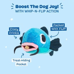 BARK Catfish Claude Plush Dog Toy - Thumbnail 3