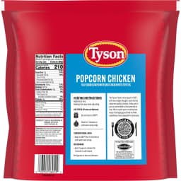 Tyson Popcorn Chicken, 25 oz (Frozen, Fully Cooked) - Thumbnail 12