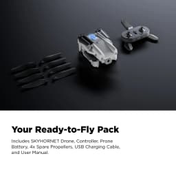 Vivitar SkyHornet Foldable RC Aerial Drone for Adults with 720p HD Camera, WiFi FPV Live Video & 3 Speed Modes - Thumbnail 5