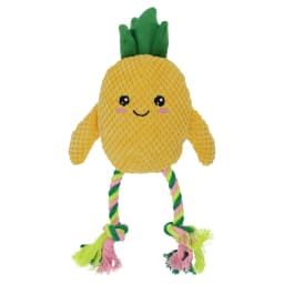 Vibrant Life Summer Plush Pineapple Dog Toy with Squeaker, Chew Level 2 - Thumbnail 1