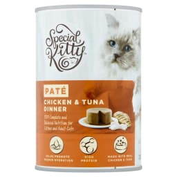 Special Kitty Chicken & Tuna Dinner Pate Wet Cat Food, 22 oz Can - Thumbnail 1