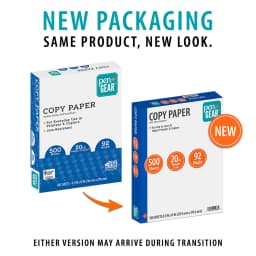 Pen + Gear Copy Paper, 8.5" x 11", 92 Bright, White, 20 lb., 1 Ream (500 Sheets) - Thumbnail 3