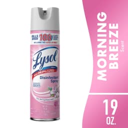 Lysol Disinfectant Spray, Sanitizing and Antibacterial Spray, Deodorizer, Early Morning Breeze, 19 oz - Thumbnail 1
