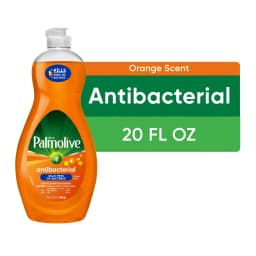 Palmolive Ultra Concentrated Antibacterial Liquid Dish Soap, Orange Scent - 20 Fluid Ounce - Thumbnail 1