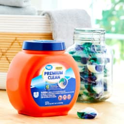 Great Value Premium Clean Laundry Pacs, Original Scent, 42 Count - Thumbnail 2