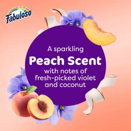 (3 pack) Fabuloso 2X Multi-Purpose Cleaner, No Rinse Floor Cleaner, Peach Scent, 16.9 fl oz - Thumbnail 5