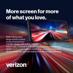 Verizon Motorola One Ace 5G, 64GB, Gray - Prepaid Smartphone [Locked to Verizon Prepaid] - Thumbnail 10