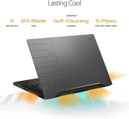 ASUS TUF Dash 15.6” IPS 144Hz Gaming Laptop PC 4-Core Intel i7-11370H NVIDIA GeForce RTX 3050 Ti 4GB GDDR6, 1 TB SSD - Thumbnail 6