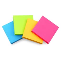 HonestMatter Sticky Notes Bulk, Office Organization, Sticky Note Pads, 5 Pack Colorful 3x3 Inch Memo Notes Strong Adhesive 50 Sheets, Multicolor - Thumbnail 7