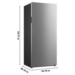Smad 33 inch All Refrigerator in Stainless Steel F21ARESSS 21 Cu ft Right Door Fridge - Thumbnail 1