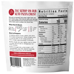 Keto Pizza Crust Mix (1-Pack) – Only 2g Net Carbs – No Almond Flour – Just Add Water & Oil – Great Taste & Texture – Keto Friendly, Low Carb, Zero - Thumbnail 2