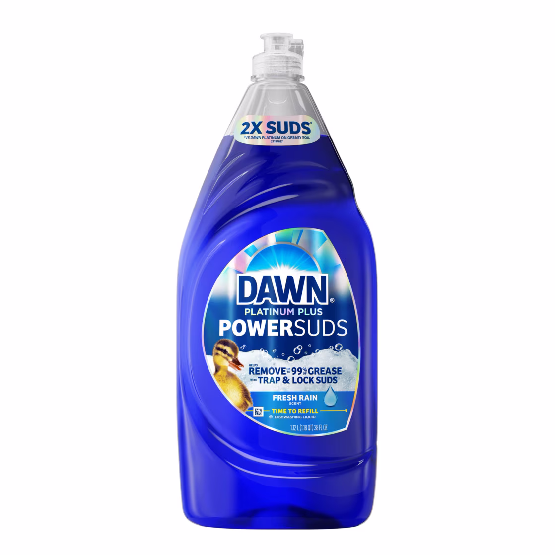Dawn Platinum Plus PowerSuds Liquid Dish Soap, 38 oz. Bottle - Thumbnail 10