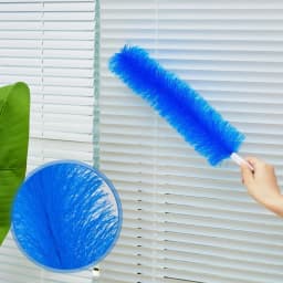 2X Duster Bendable Fan Duster Plastic Dust Cleaner Microfiber Head Ceiling Brush - Thumbnail 3