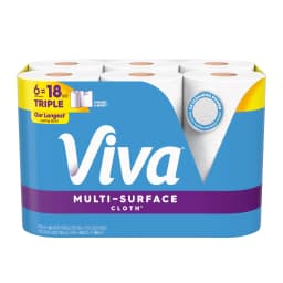 Viva Multi-Surface Cloth Paper Towels, 6 Triple Rolls - Thumbnail 9