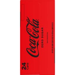Coca-Cola Zero Sugar Soda Pop Cans, 12 fl oz, 24 Pack - Thumbnail 15