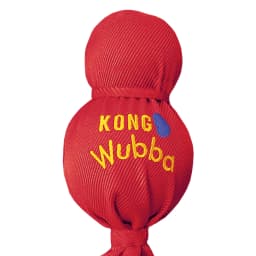 KONG® Wubba Squeaker Dog Toy, Red, Large - Thumbnail 3