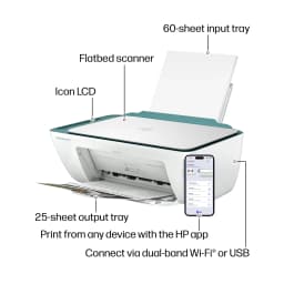 HP DeskJet 2942 Wireless All-in-One Color Inkjet Printer, 6 Months Free Instant Ink, Bristol Blue - Thumbnail 13