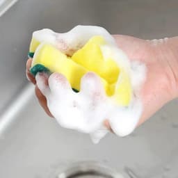 14 Count Kitchen Sponges Dishwashing Pack, Microfiber Sponge, Dish Scrubber Set, Non Scratch, Highly Absorbent, Easy to Foam, More Durable, Esponja - Thumbnail 2