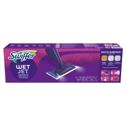 Swiffer WetJet con Repuesto, sin Fragancia, 1 Mango + 1 Solución y 5 Almohadillas (Batería Incluida) - Thumbnail 3