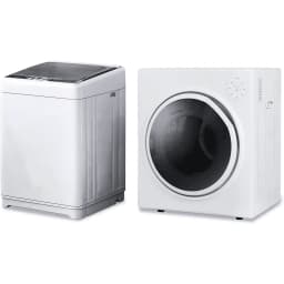 TABU Washer and Dryer Set 17.6lbs High-Efficiency White Standard Washing Machine - Thumbnail 1